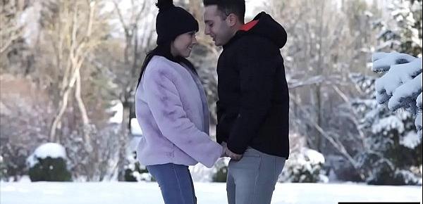  Playing in the snow leads to anal sex
